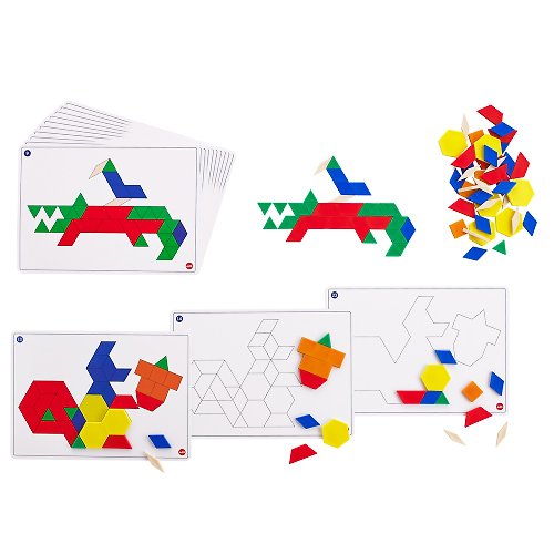 Edx 艾迪客 - 台灣製兒童玩具 六形六色活動組 (22032) 益智積木 生日禮物 新年禮物 兒童益智