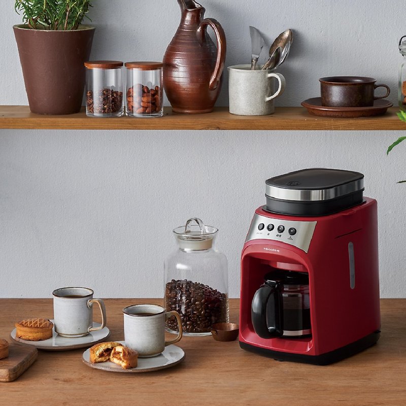 recolte日本麗克特 FIKA自動研磨悶蒸咖啡機 - 咖啡壺/咖啡器具 - 其他金屬 