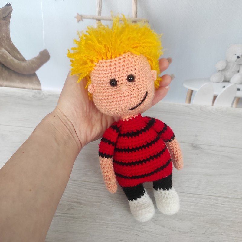 Calvin boy doll, boy doll, Calvin and Hobbes - 寶寶/兒童玩具/玩偶 - 其他材質 