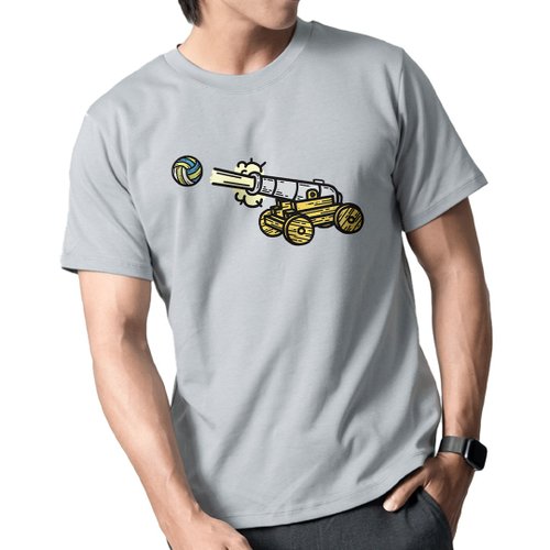 MISPORT運動迷 立體機能棉T-排球加農砲 運動衣 排球衣 機能服 MIT臺灣製