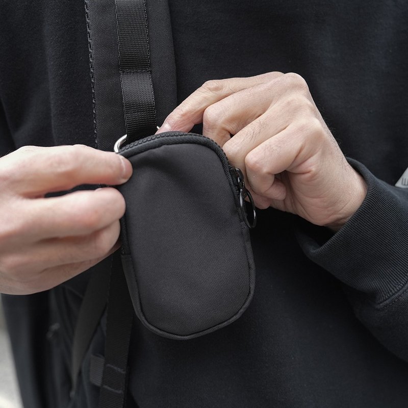 吊り下げ式コインケース (L字開口) - コインケース・小銭入れ - ポリエステル 多色