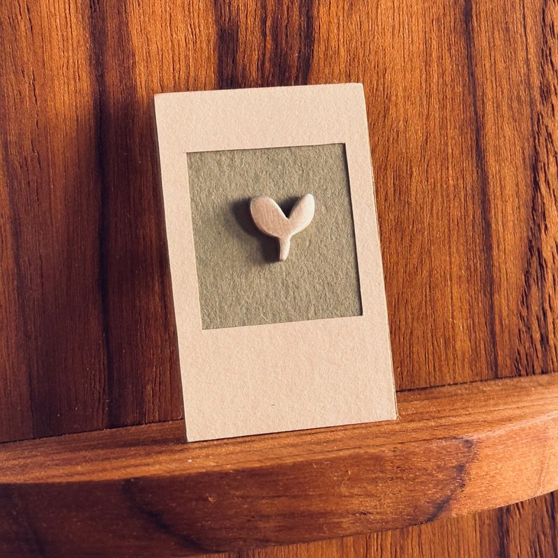 Seedling Stud Earrings | Forest Leaf Whispers Collection | 925 Sterling Silver | Like a Little Heart - ต่างหู - เงินแท้ 