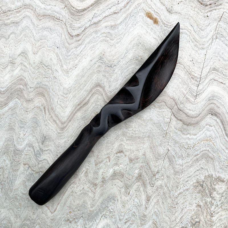 我販劍　妖刀　刀魚　手工木劍　藝術木刀　魔劍 - 擺飾/家飾品 - 木頭 黑色