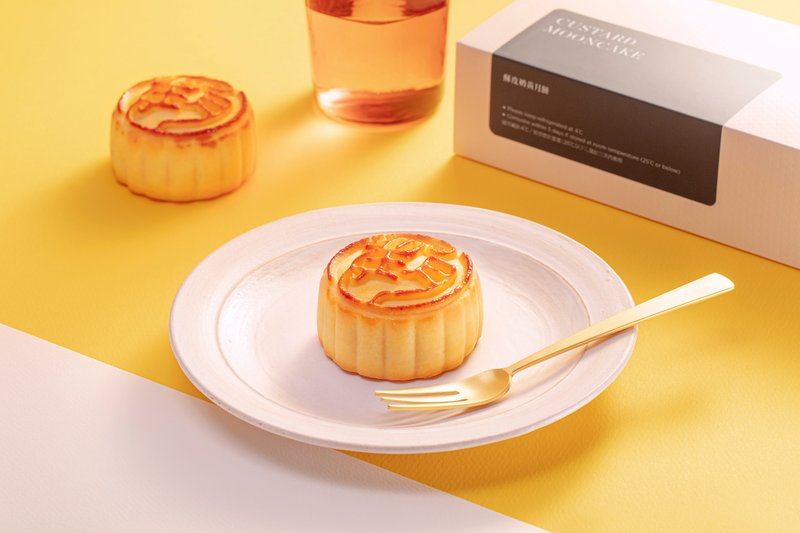 經典奶黃月餅 (4件禮盒裝) - 蛋糕/甜點 - 新鮮食材 