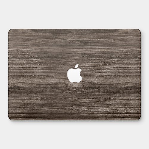 PIXO.STYLE 深色木紋 MacBook 超輕薄防刮保護殼 PS012
