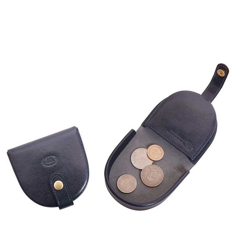 Classic special color horseshoe buckle coin purse - กระเป๋าใส่เหรียญ - หนังแท้ สีแดง
