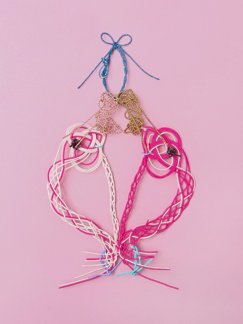 Ornament 海老de鯛 - 壁貼/牆壁裝飾 - 紙 粉紅色