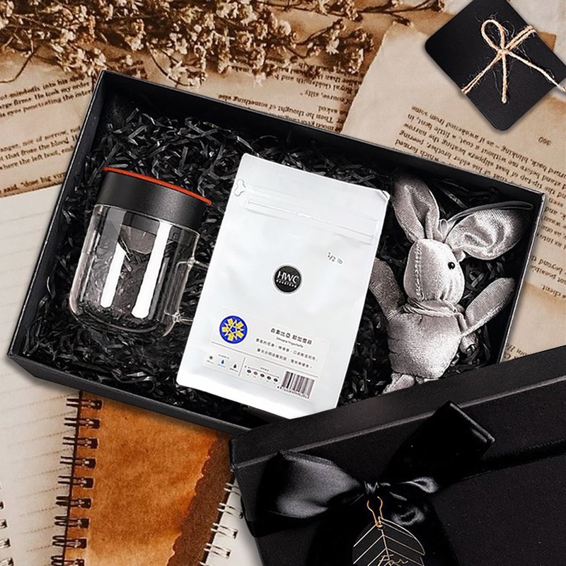 Gift Set (Mini Dripper Coffee Mug/Ethiopia Yirgacheffe) - แก้วมัค/แก้วกาแฟ - แก้ว สีแดง