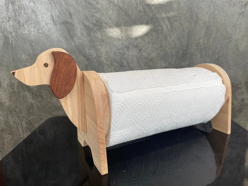 Wood animal Paper Towel Holders - 廚具 - 木頭 