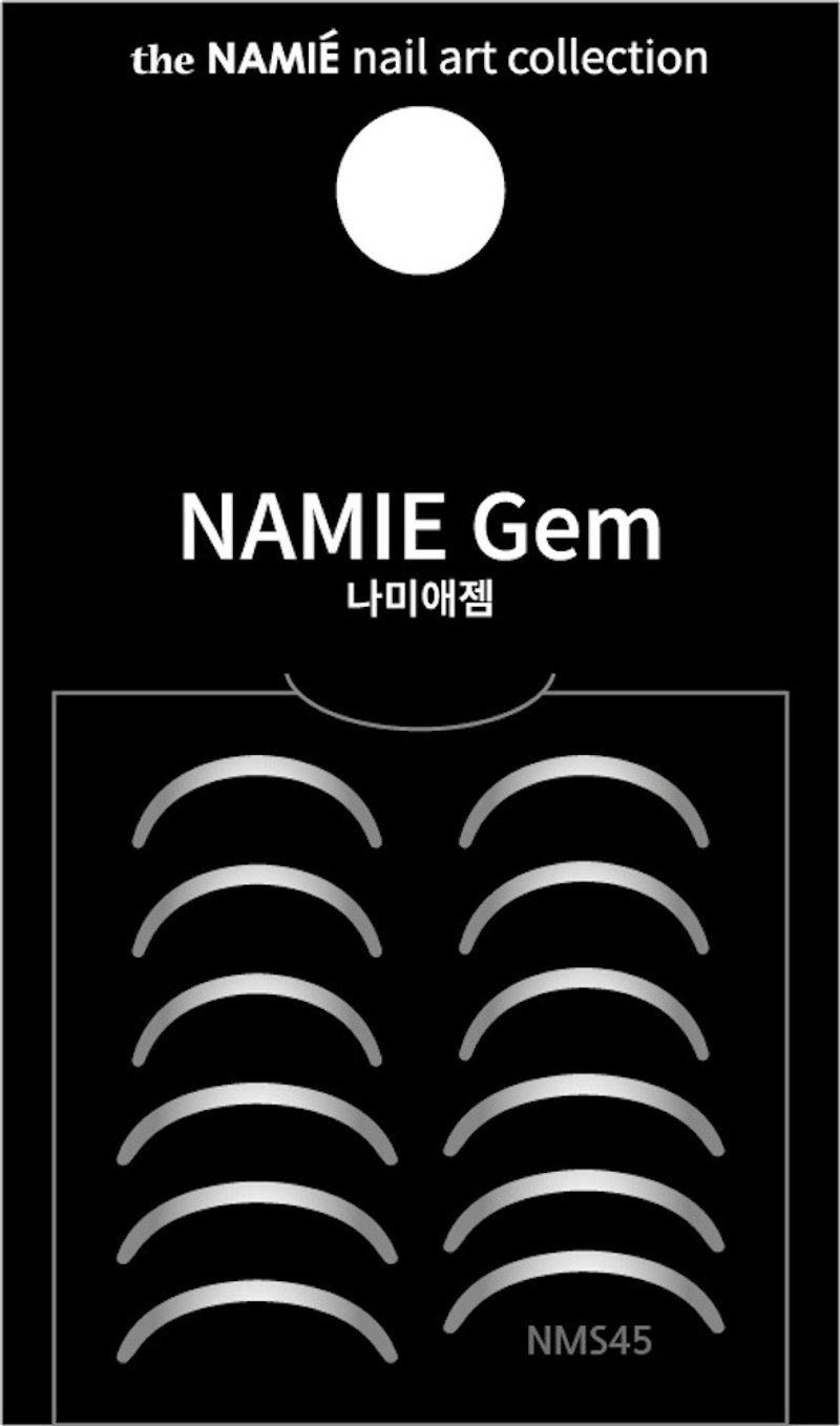 【專業用】NAMIE Gem 美甲裝飾藝術貼紙 Normal Metallic 45 - 指甲油/指甲貼 - 紙 金色