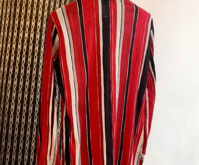 アニエスベー ストライプ柄シャツ - ショップ