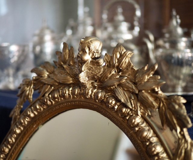 フランス アンティーク French Mirror ミラー 鏡 フランス アンティーク French Mirror ミラー 鏡 上品な印象のウォール