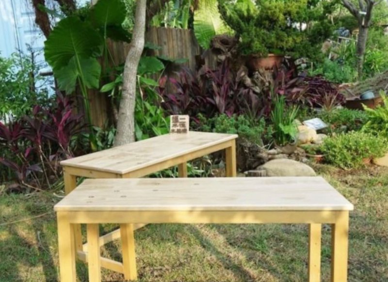 長型木製課桌/長寬高呎寸可訂製 - 餐桌/書桌 - 木頭 