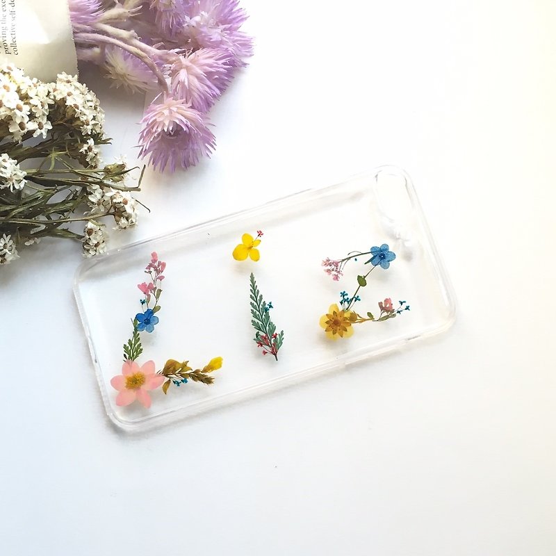 Made-to-order your name:: pressed flower phonecase - เคส/ซองมือถือ - พืช/ดอกไม้ หลากหลายสี