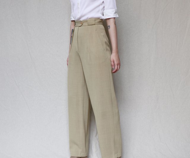 Pumpkin Vintage. Giorgio Armani Italian high-waist casual trousers - Shop  nanguavintage Women's Pants - Pinkoi