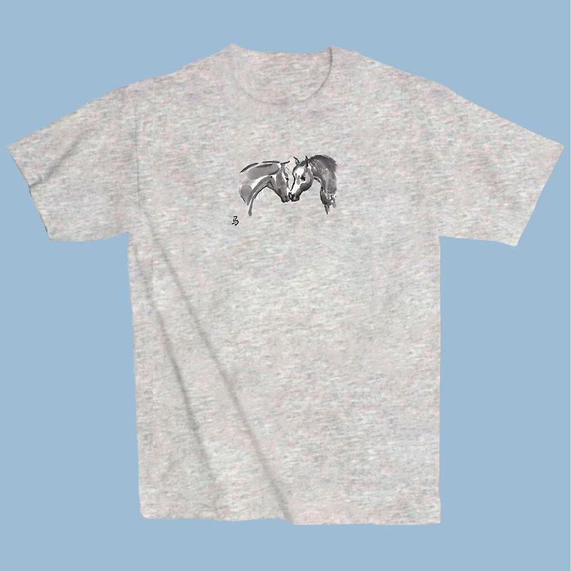 Whitee white T sloth design short-sleeved T-shirt Tee