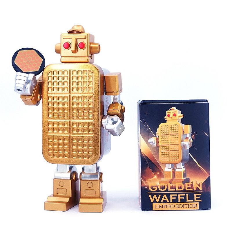 Golden Waffle Limited Edition - Stuffed Dolls & Figurines - Other Metals Gold