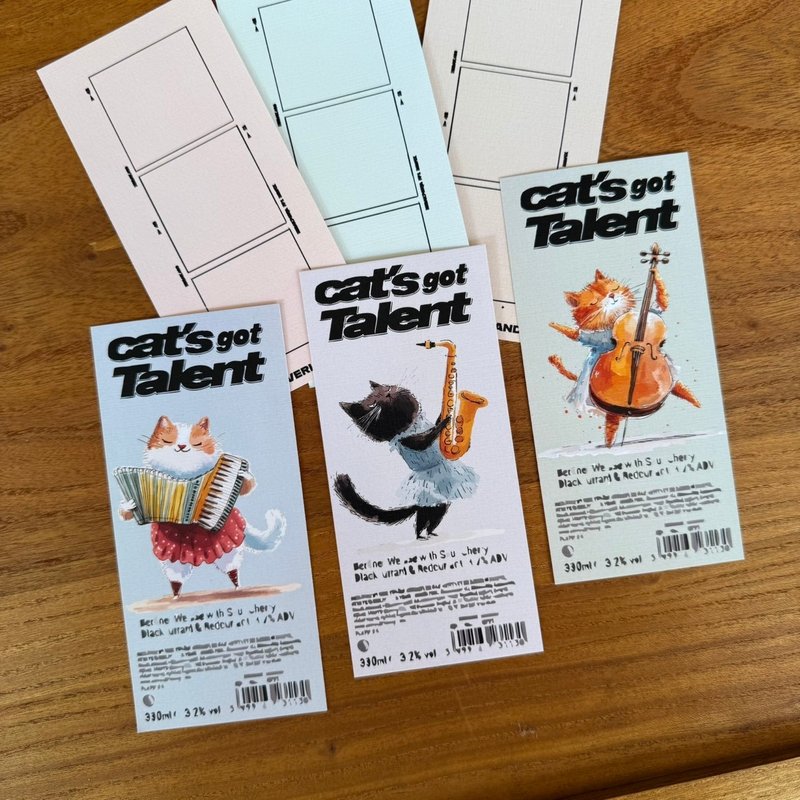 Cat's got talent Note - ที่คั่นหนังสือ - กระดาษ 