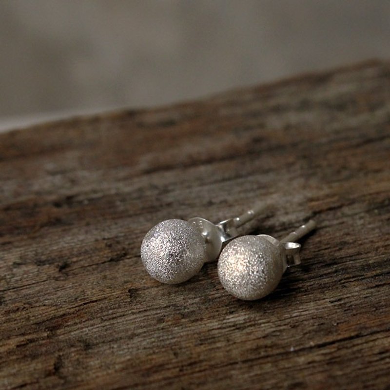 Goody Bag - 4 Seasons - Set 2 : 3 pairs silver earrings + Black leather bracelet - ต่างหู - โลหะ 