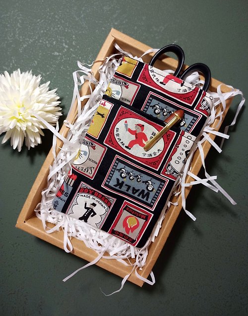 棉羊花手作 手工縫製-護理師/醫師 雙層筆袋(日本商標)