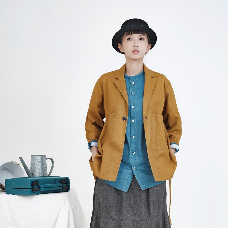 【滿額加購區】下單請讀選項 每單限加購一組 | 熱銷經典短版外套 - 女大衣/外套 - 棉．麻 