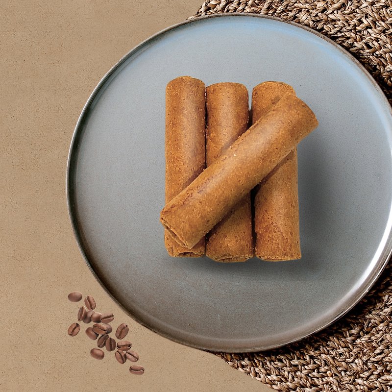 Roasty Coffee Flavoured Egg Roll - Snacks - Other Materials White