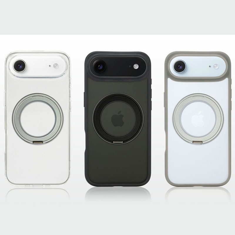 iPhone 17 Air 保護套 蘋果6.5寸手機殼+金屬支架 MagSafe兼容 - 手機殼/手機套 - 其他材質 