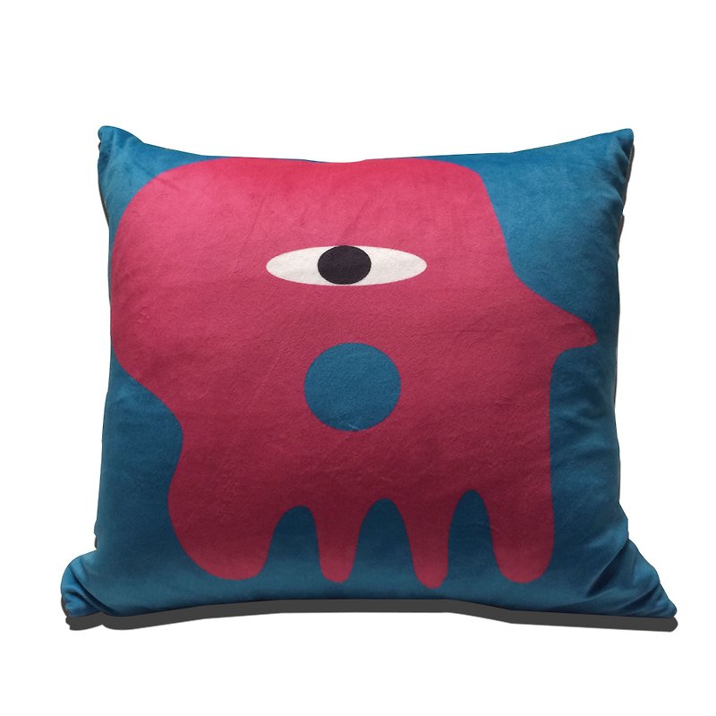 Wildlife 6-Pillow / illustration - Pillows & Cushions - Cotton & Hemp Blue