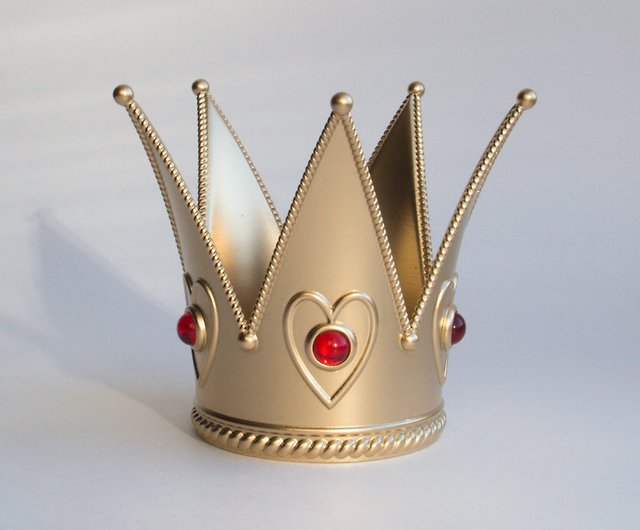 Queen of Hearts Costume Crown  Red Queen 3D printed Fantasy Crown - Shop  Tasha's craft Hair Accessories - Pinkoi