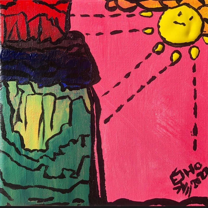 壓克力畫作 - 射線 - 海報/掛畫/掛布 - 棉．麻 多色