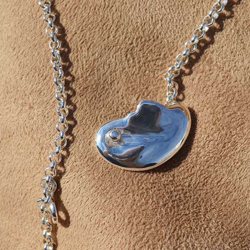 2 side necklace 01 - Necklaces - Copper & Brass Multicolor