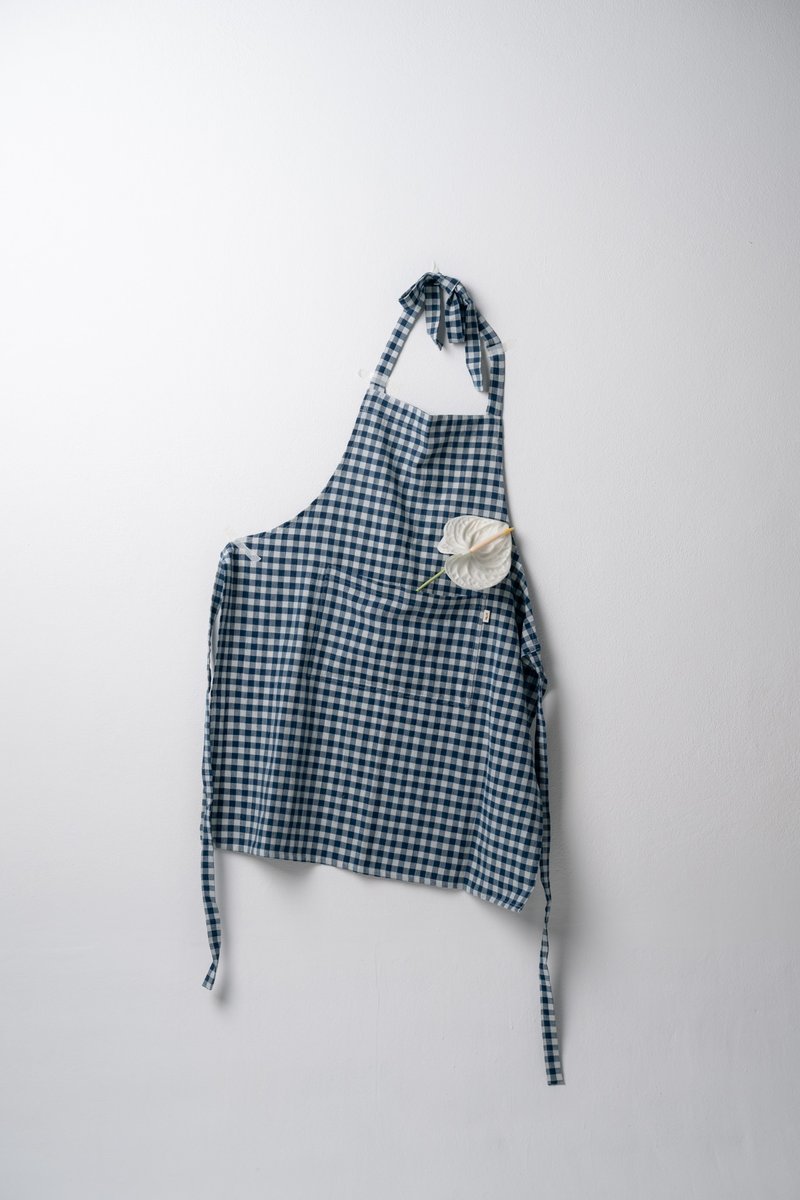 Palit Apron (Gingham) - 圍裙 - 棉．麻 