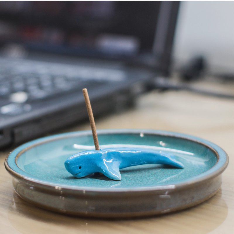 Whale Incense - Items for Display - Pottery Blue