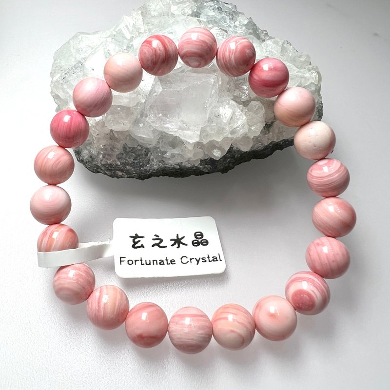 女王貝手串 | 水晶 | 水晶手串 | 水晶手鏈 | 水晶手鍊 - 手鍊/手環 - 水晶 粉紅色