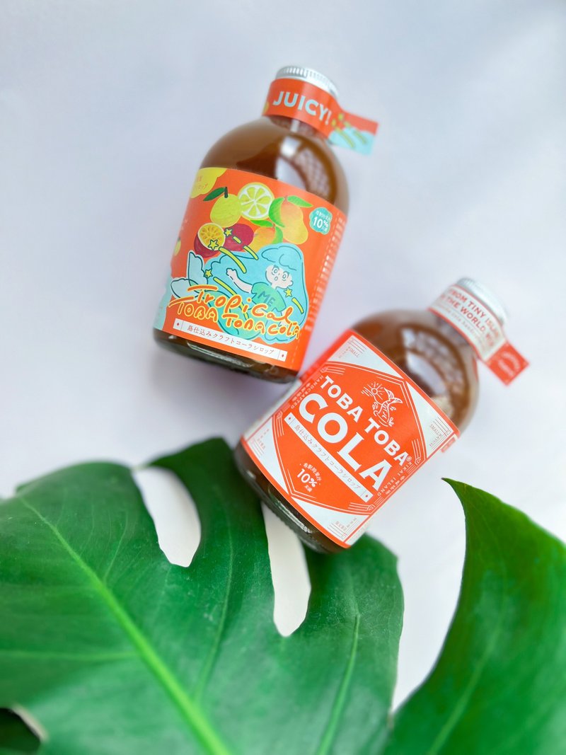 TOBA TOBA COLA & TROPICAL COLA 兩瓶組 - 果汁/蔬果汁 - 玻璃 