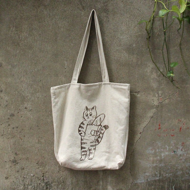 Greedy little picnic bag - Handbags & Totes - Cotton & Hemp Gold