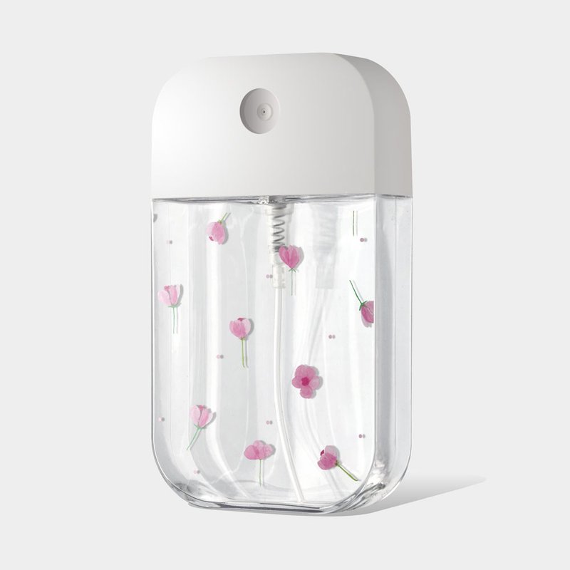 粉紅小花 花瓣 酒精瓶 防疫用品 收納瓶 PU045 - 收納箱/收納用品 - 塑膠 粉紅色