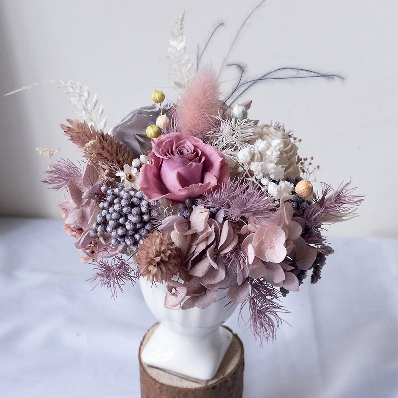 Mini Champion Potted Flowers | Purple - Dried Flowers & Bouquets - Plants & Flowers Purple