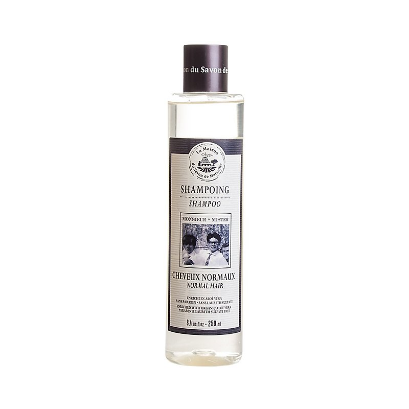 French Marseille Soap House Elegant Gentleman Shampoo 250ml - Shampoos - Other Materials White