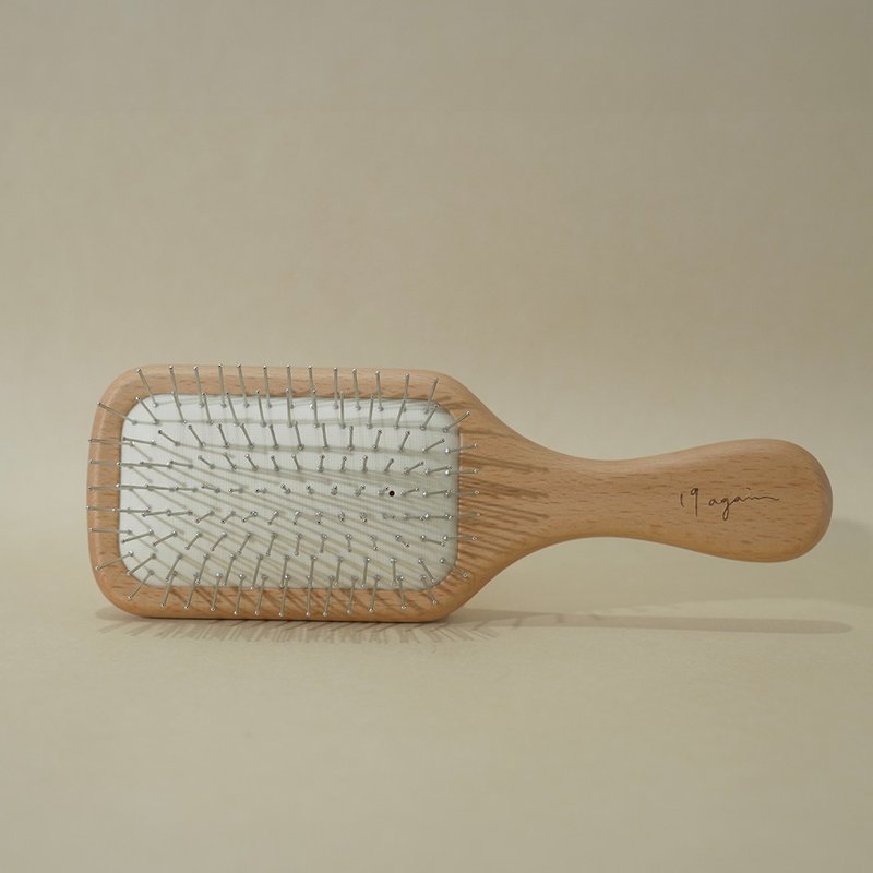 Smooth and pressure-relieving air cushion comb - small Love is in the hair - Makeup Brushes - Wood Khaki