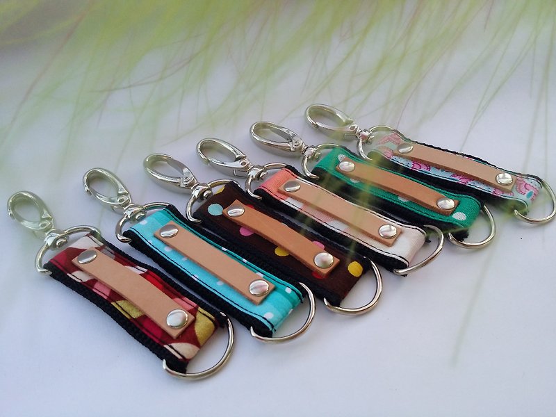 Keychain Charm (Free lettering) Customized gift - Keychains - Cotton & Hemp Multicolor