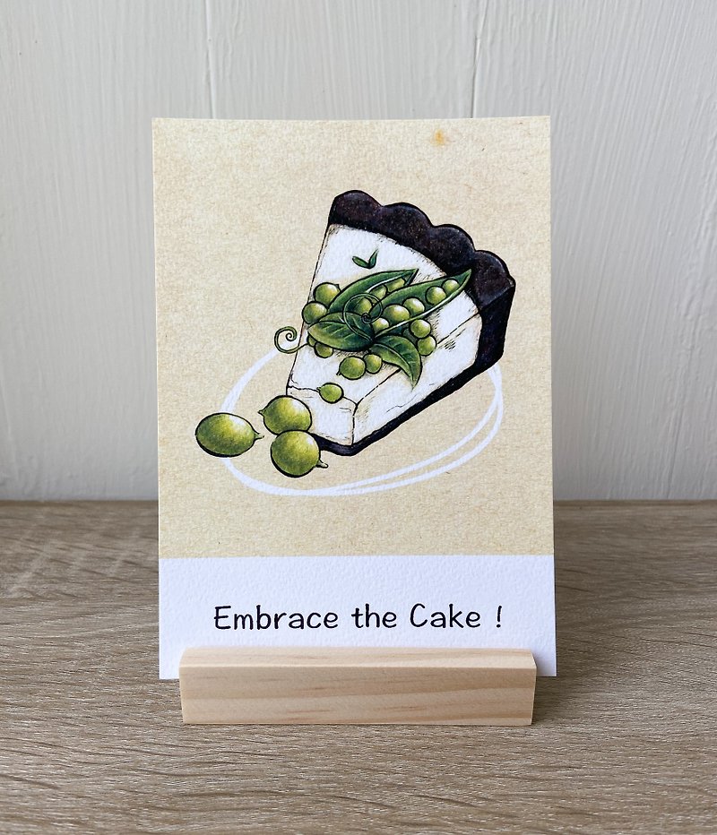 Peas Cake Postcard - การ์ด/โปสการ์ด - กระดาษ 