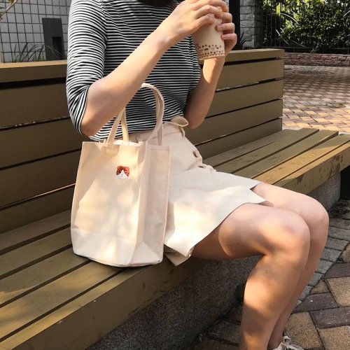 StephyDesignHK 【交換禮物】貓咪便當袋/ 環保飲料內隔手提袋/水壺袋-客製化