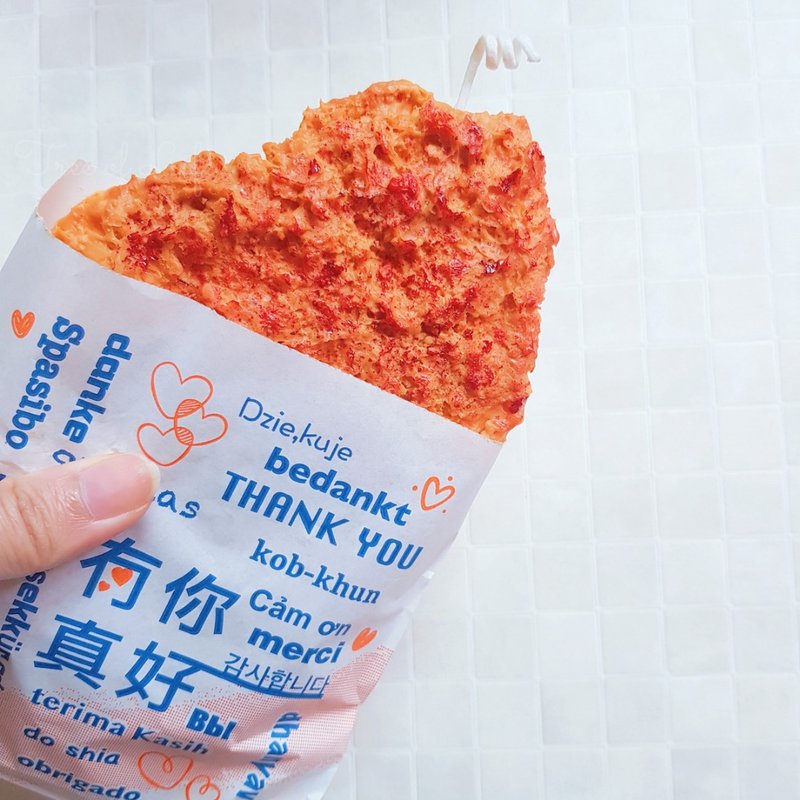 チキンチョップキャンドル_台湾スナックシリーズ - キャンドル・燭台 - 蝋 オレンジ