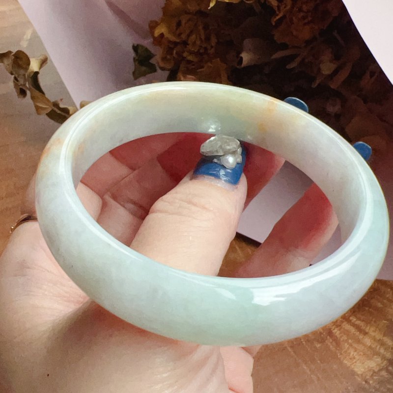三彩翡翠手鐲 | 19圍 | 天然緬甸玉翡翠A貨 | 送禮 - 手鍊/手環 - 玉石 多色