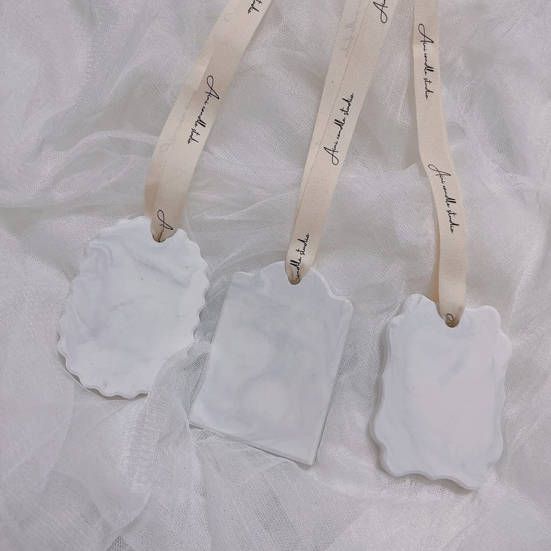 大理石 擴香石 掛牌 禮盒 婚禮小物 活動禮 位上禮 桌上禮 - 香氛蠟燭/燭台 - 蠟 多色