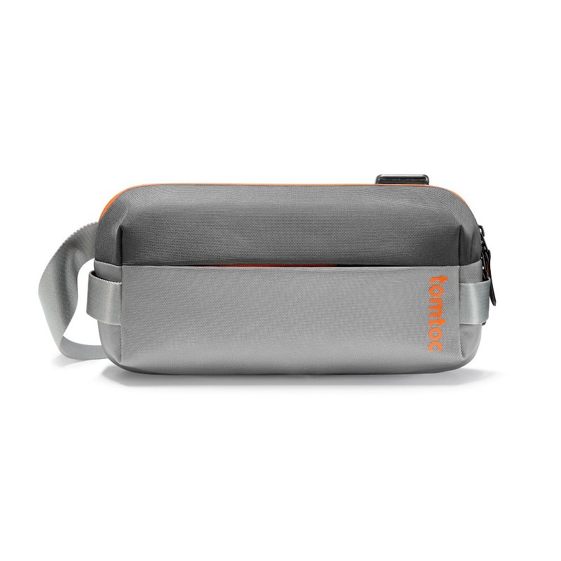 Tomtoc Gamer Carry On Shoulder Bag Gray - S - Messenger Bags & Sling Bags - Polyester Gray