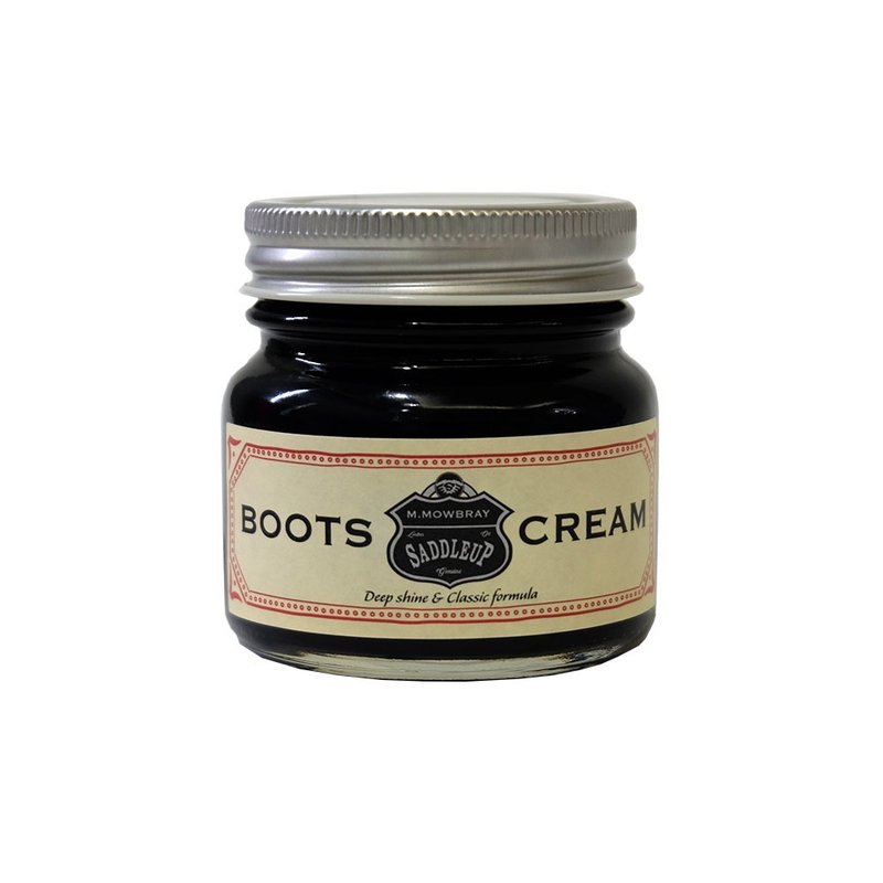 馬鞍鞋油 黑色/深紅/棕色 日本製 皮靴重機玩家 BOOTS CREAM 60ml - 男靴/短靴 - 玻璃 多色