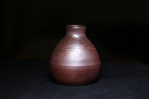 有泥窯 【 柴燒 】素雅紫 酒器 花器