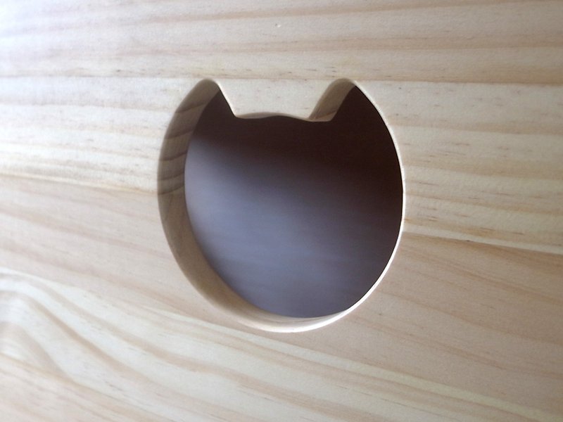 【Cat Cabinet Plus Purchase】Ventilation Holes - อื่นๆ - ไม้ สีนำ้ตาล